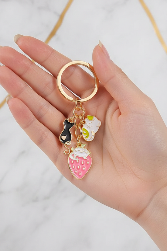 Keychain on palm
