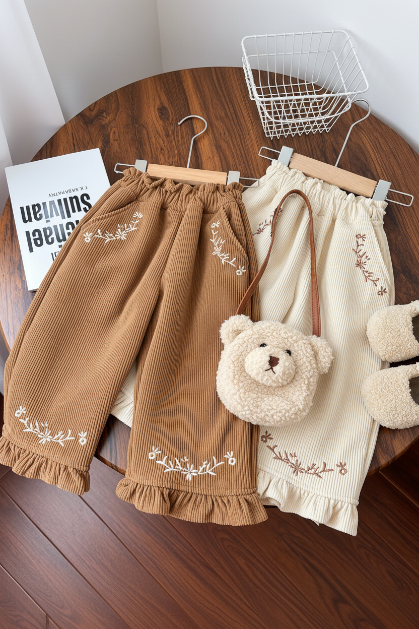 Kids Corduroy Pants - Vertical