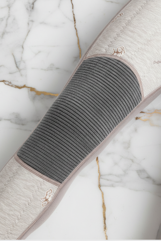 Knee padding detail close-up