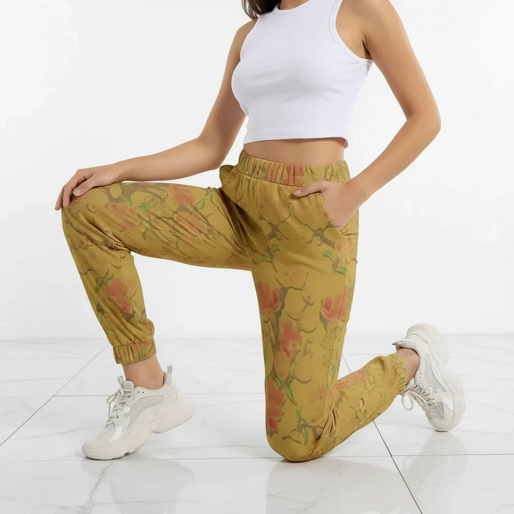 Kneeling artistic pose