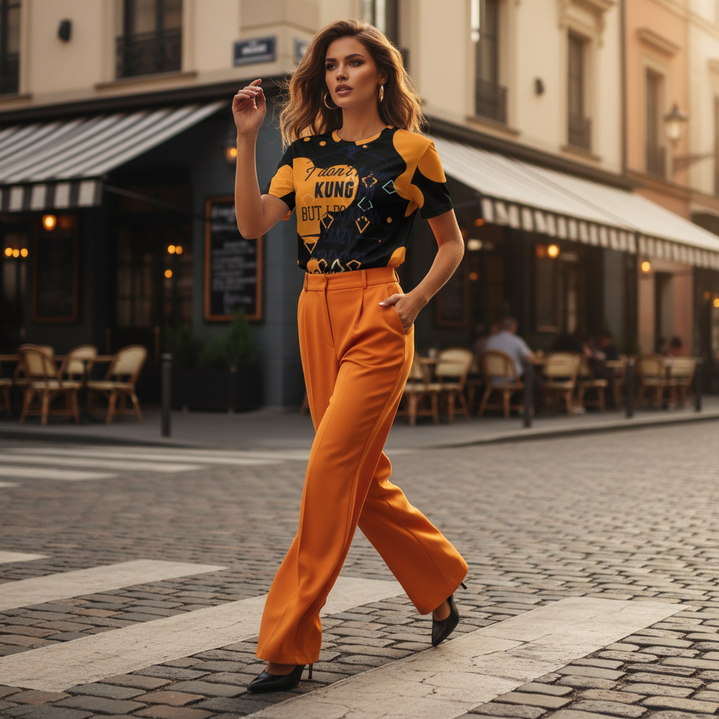 Kung Fu T-Shirt Action Shot