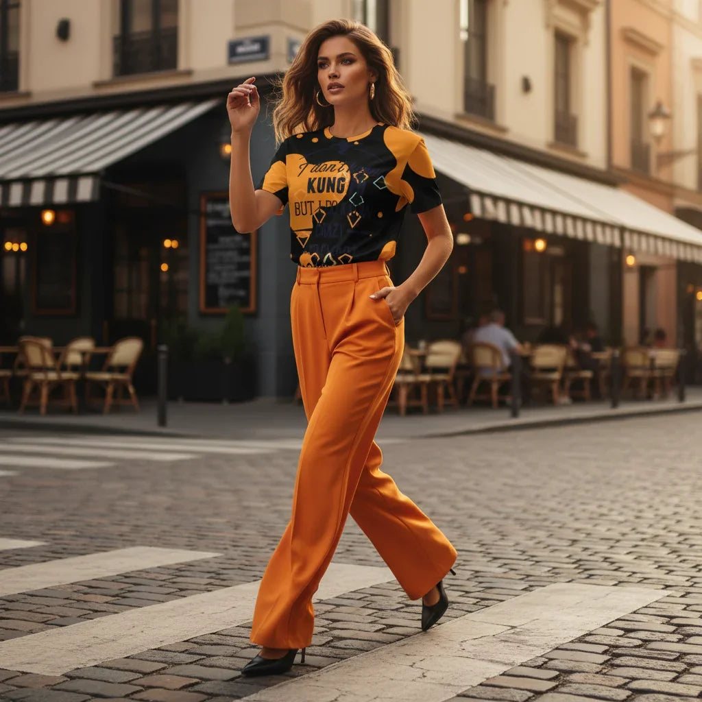 Kung Fu T-Shirt Action Shot