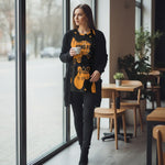 Kung Fu T-Shirt Black Jacket Café Window