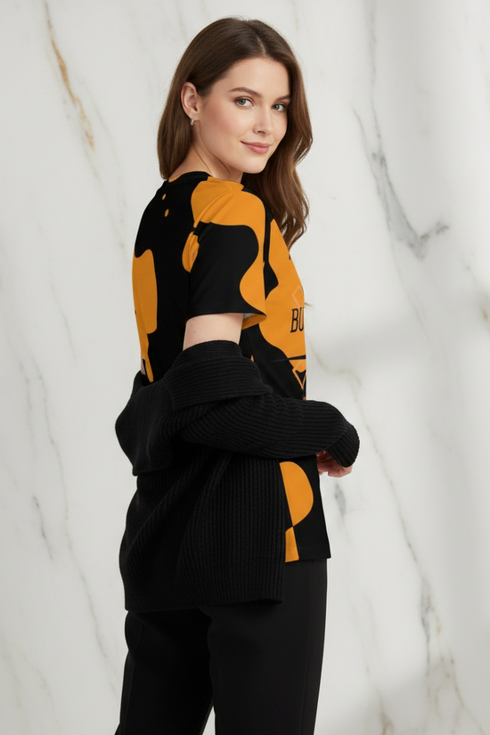 Kung Fu T-Shirt Studio Back View Marble