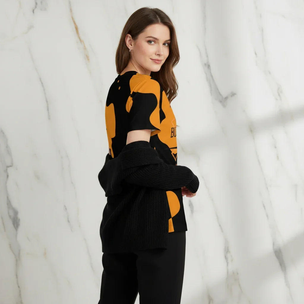 Kung Fu T-Shirt Studio Back View Marble