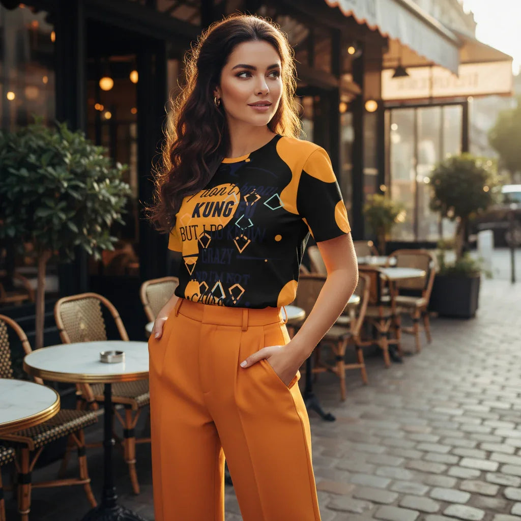 Kung Fu T-Shirt Terrace Look