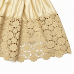 Lace Hem Yellow