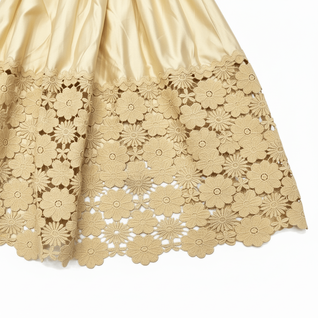 Lace Hem Yellow