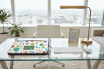 Laptop Sleeve Glass Desk