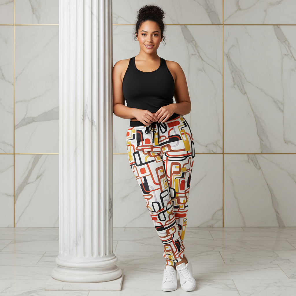 Leaning against column