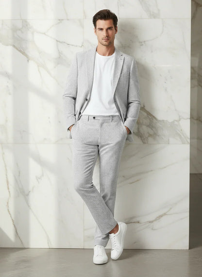 Leaning Against Wall