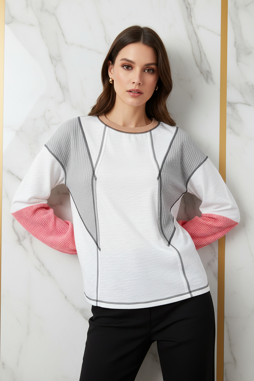 Leaning pose torso shot