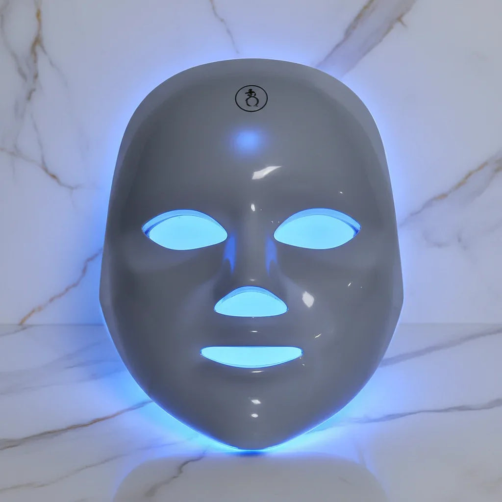 قناع بإضاءة LED زرقاء