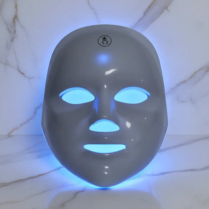 قناع بإضاءة LED زرقاء