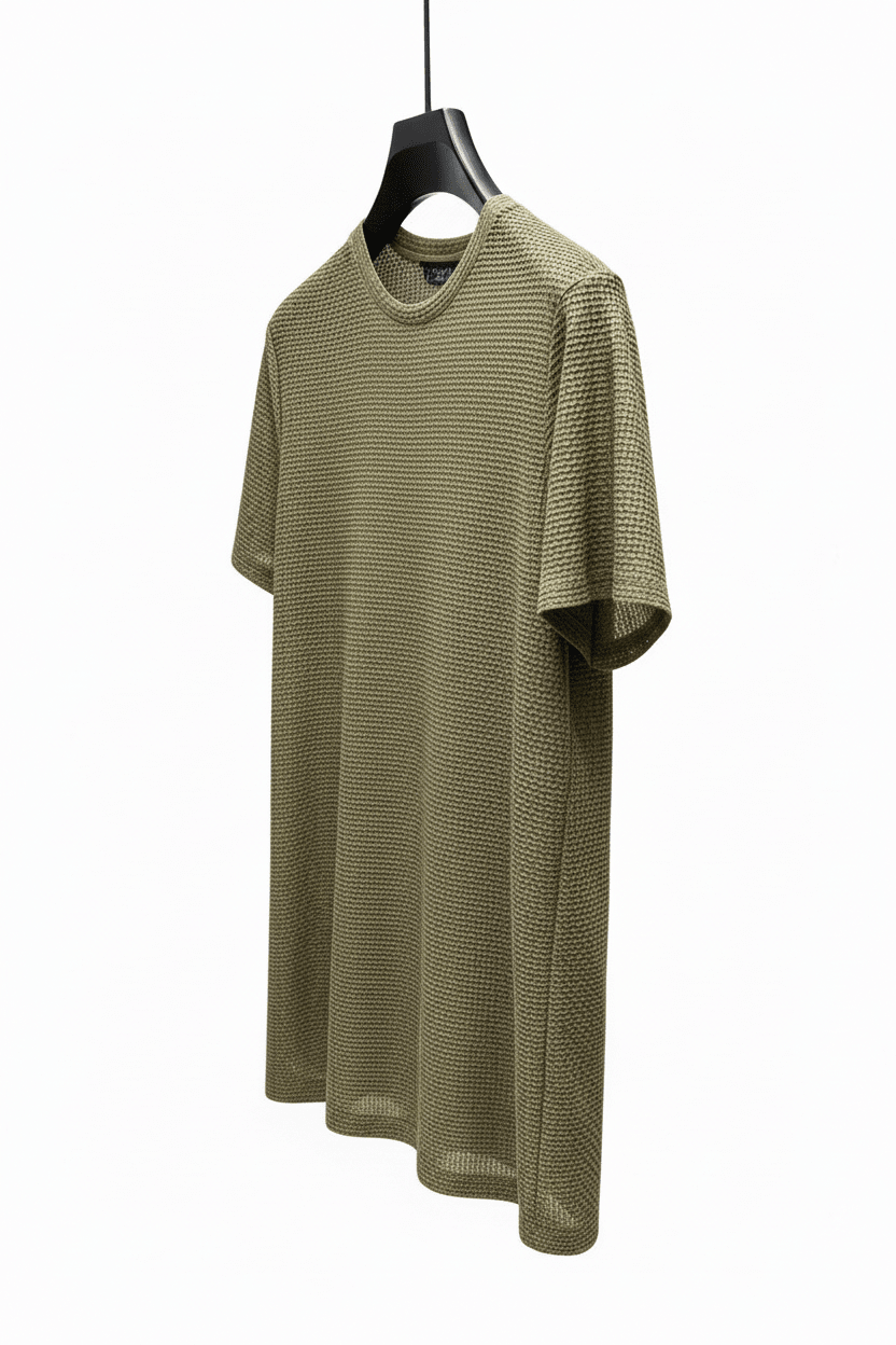 Silk Fitness Khaki T-shirt