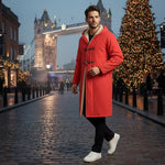 London streets with festive atmosphere