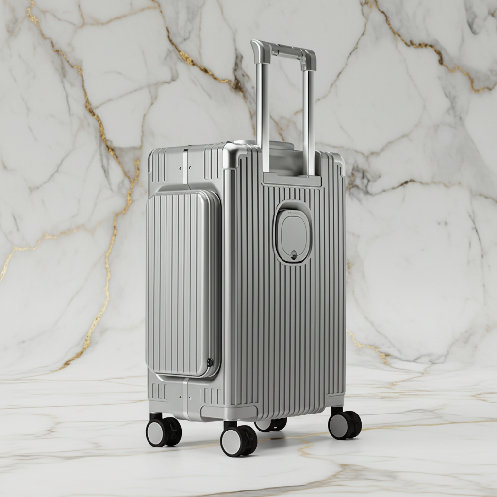 Luggage front three-quarter view