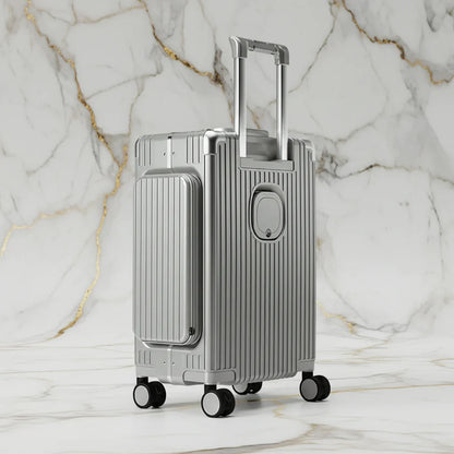 Luggage front three-quarter view