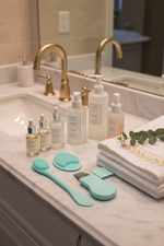 Luxury Bathroom Counter Portrait