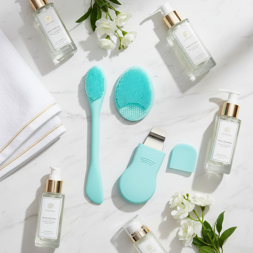 Luxury Bathroom Flat Lay 1