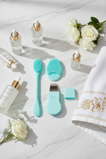 Luxury Bathroom Flat Lay Portrait