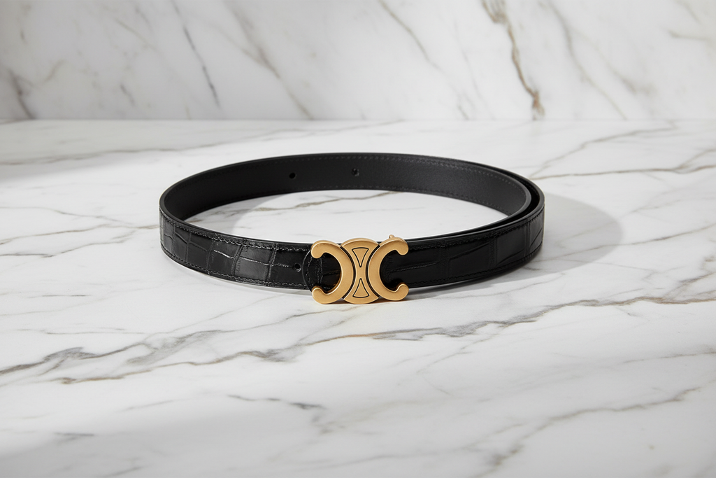 Luxury Belt Flat Lay