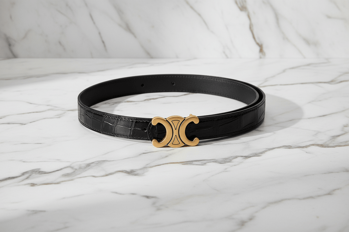 Luxury Belt Flat Lay