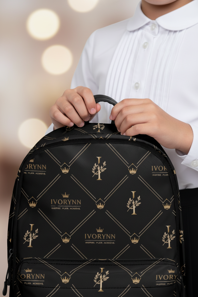 Luxury Kids Backpack - Detail Close-up