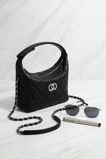 Luxury Quilted Bag - Detail Close-up
