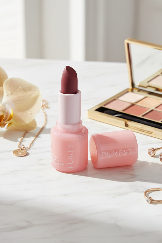 Luxury scene with orchid and palette