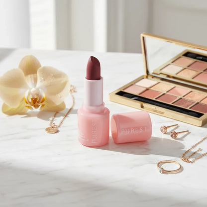 Luxury scene with orchid and palette