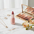 Luxury scene with orchid and palette