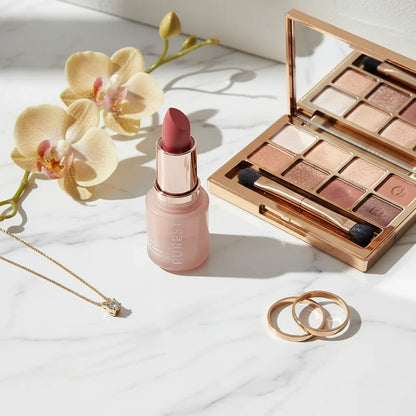 Luxury scene with orchid and palette