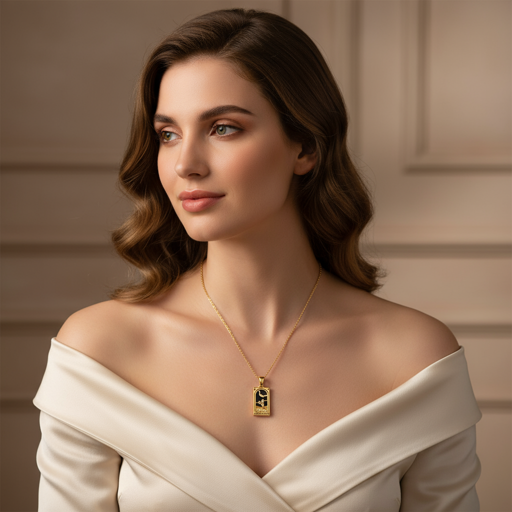 Luxury Tarot Card Pendant Lifestyle