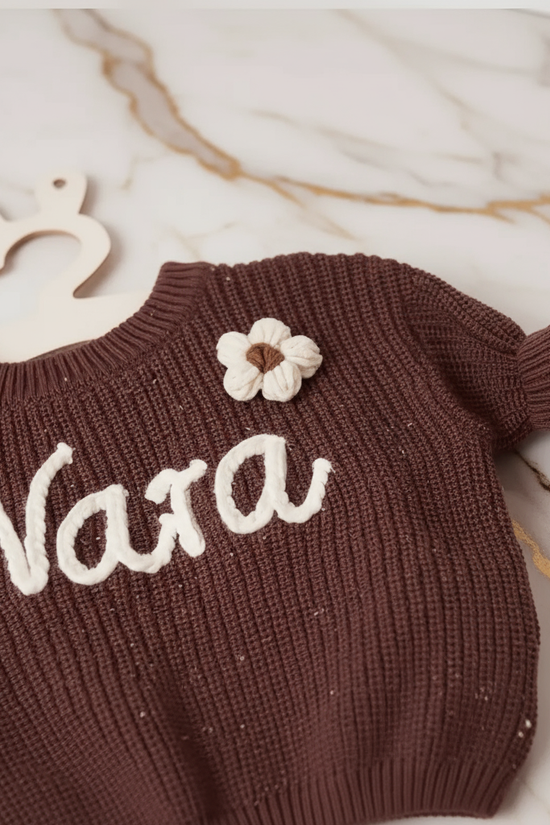 Macro shot of embroidery detail