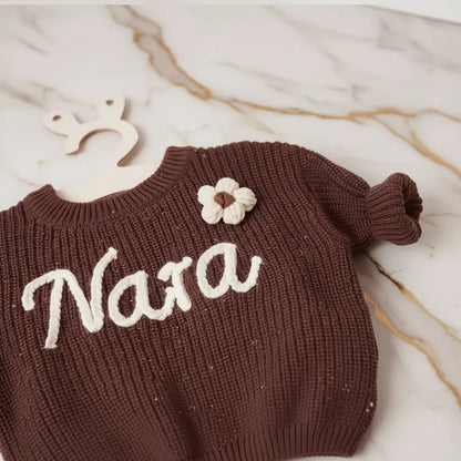 Macro shot of embroidery detail