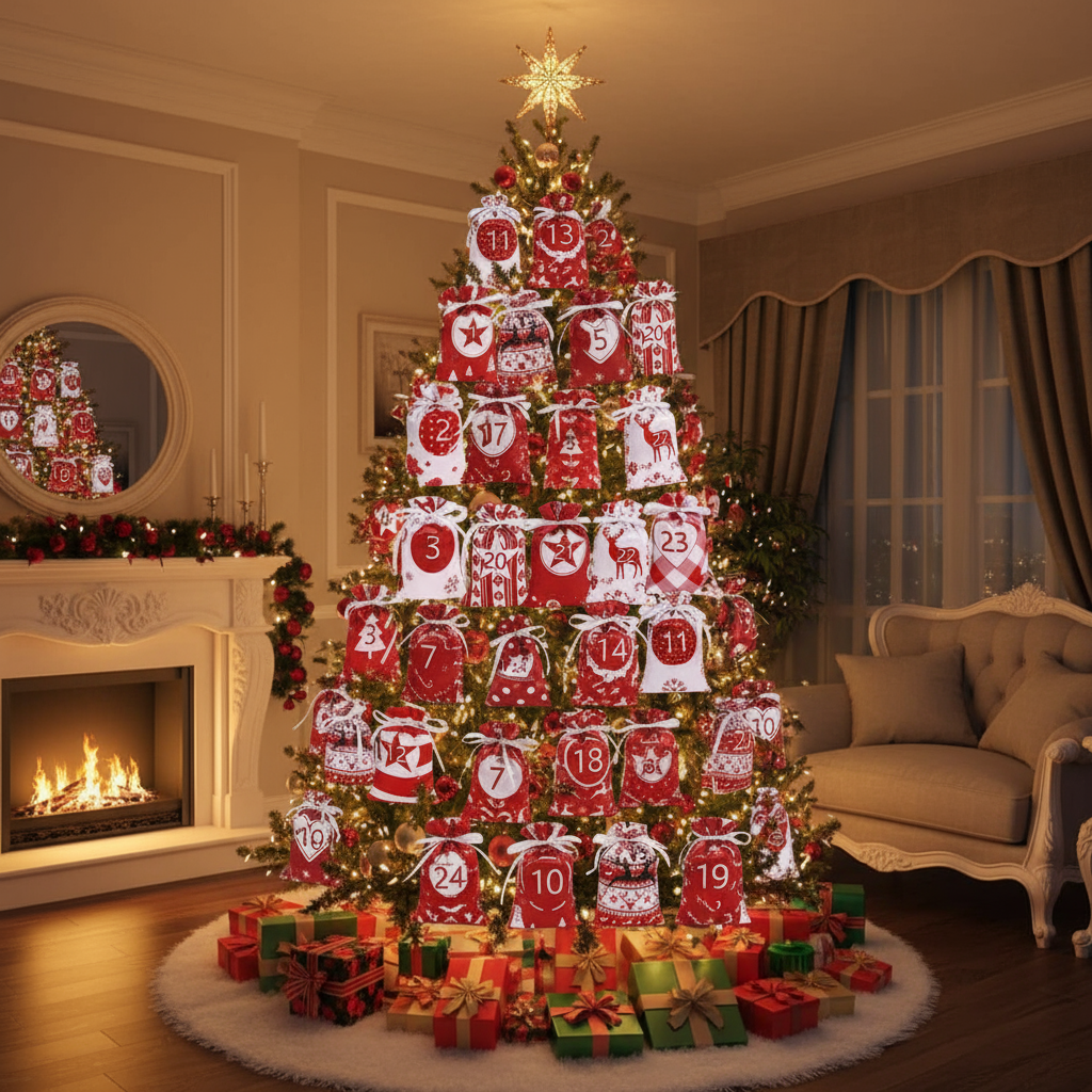 Magnificent Christmas tree display