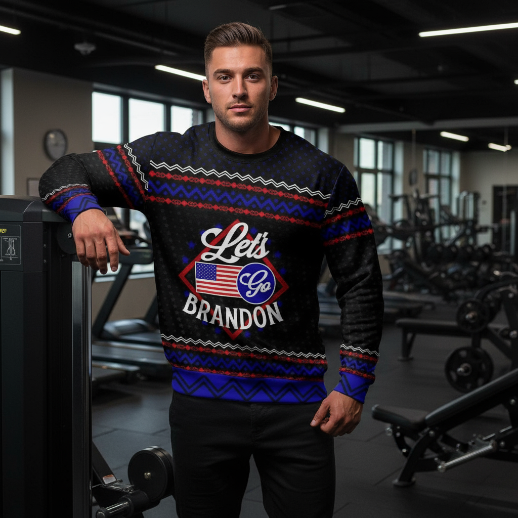 Man leaning against gym equipment