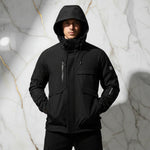 Man with Hood Up