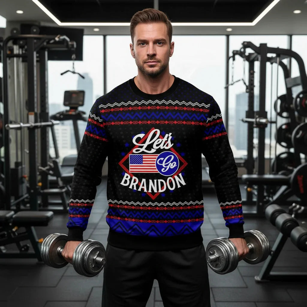 Man working out with dumbbells