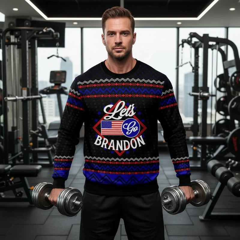 Man working out with dumbbells