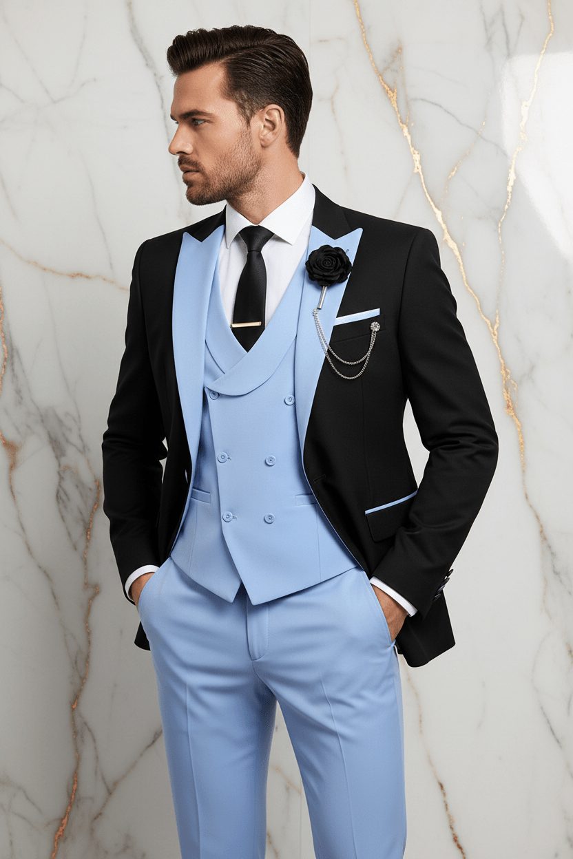 Masculine Suit Back