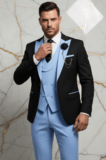 Masculine Suit Three-Quarter Front