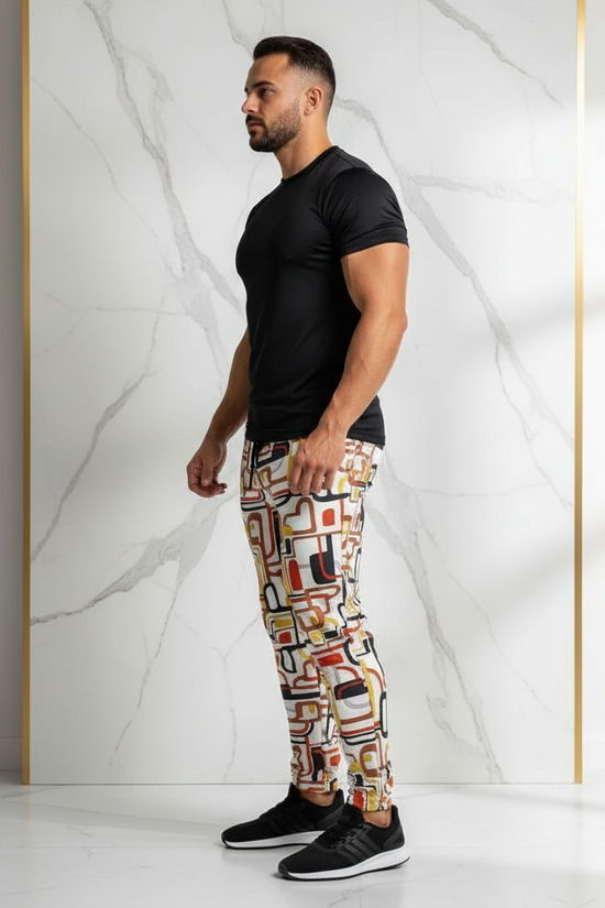 Men's left side profile