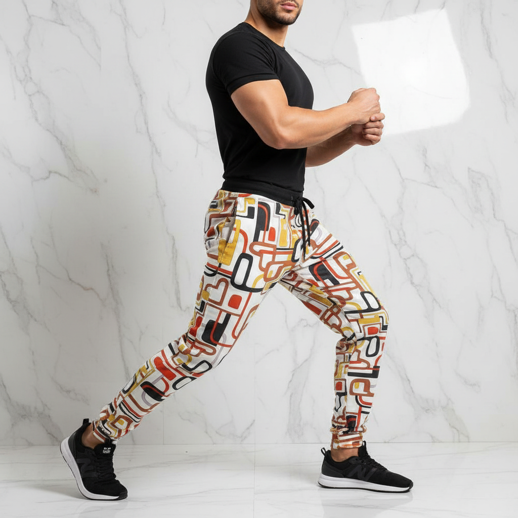 Men's right side profile