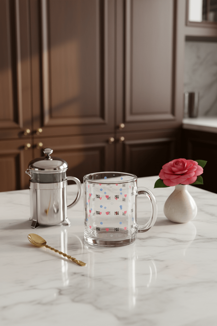 Mug on Luxury Kitchen Counter - Portrait