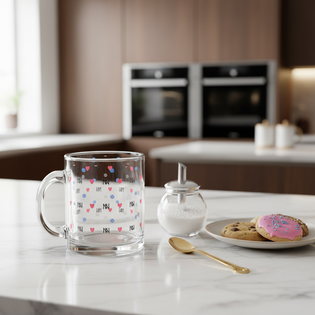 Mug on Luxury Kitchen Counter - Square