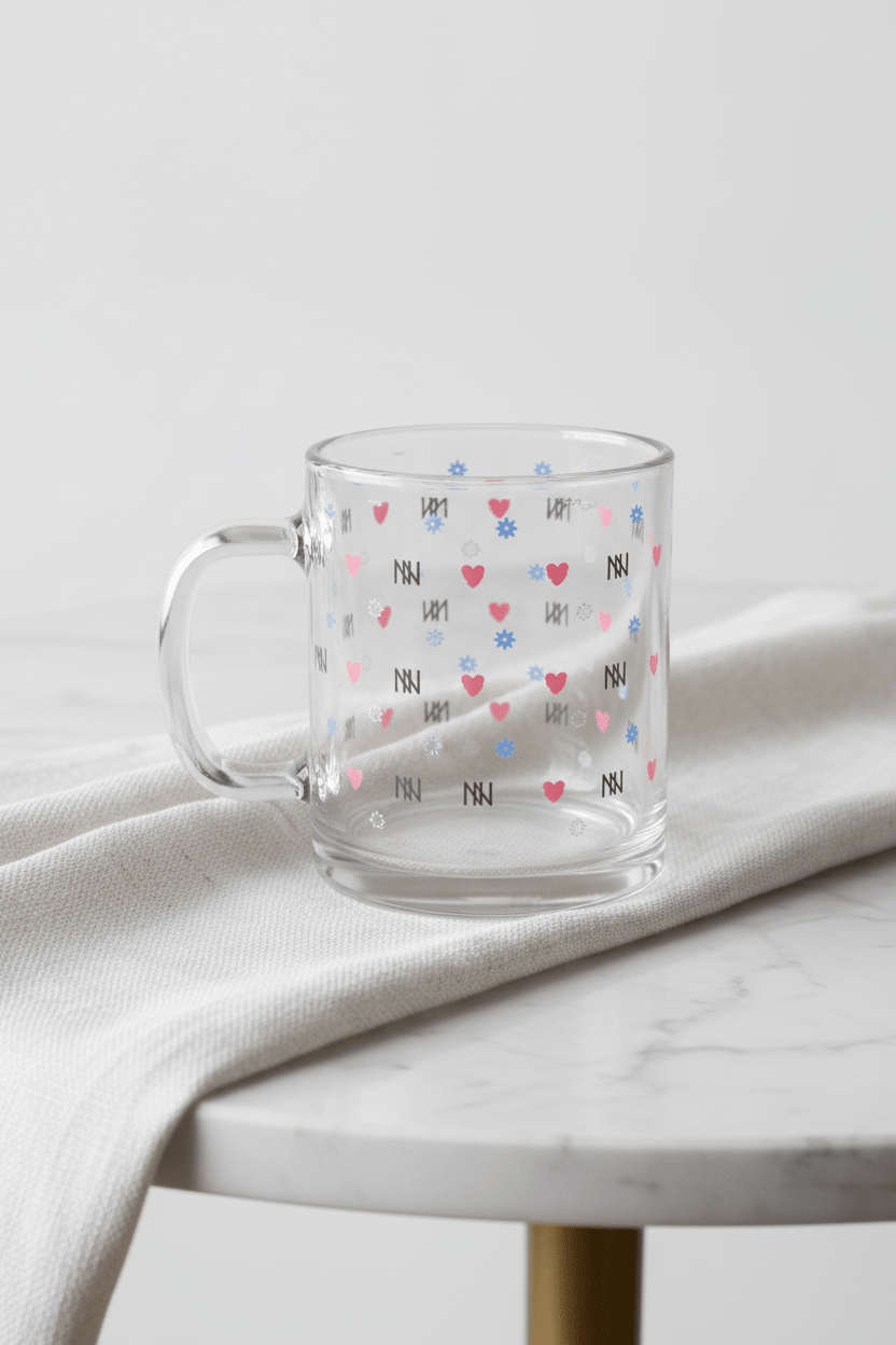 Mug on White Table - Portrait