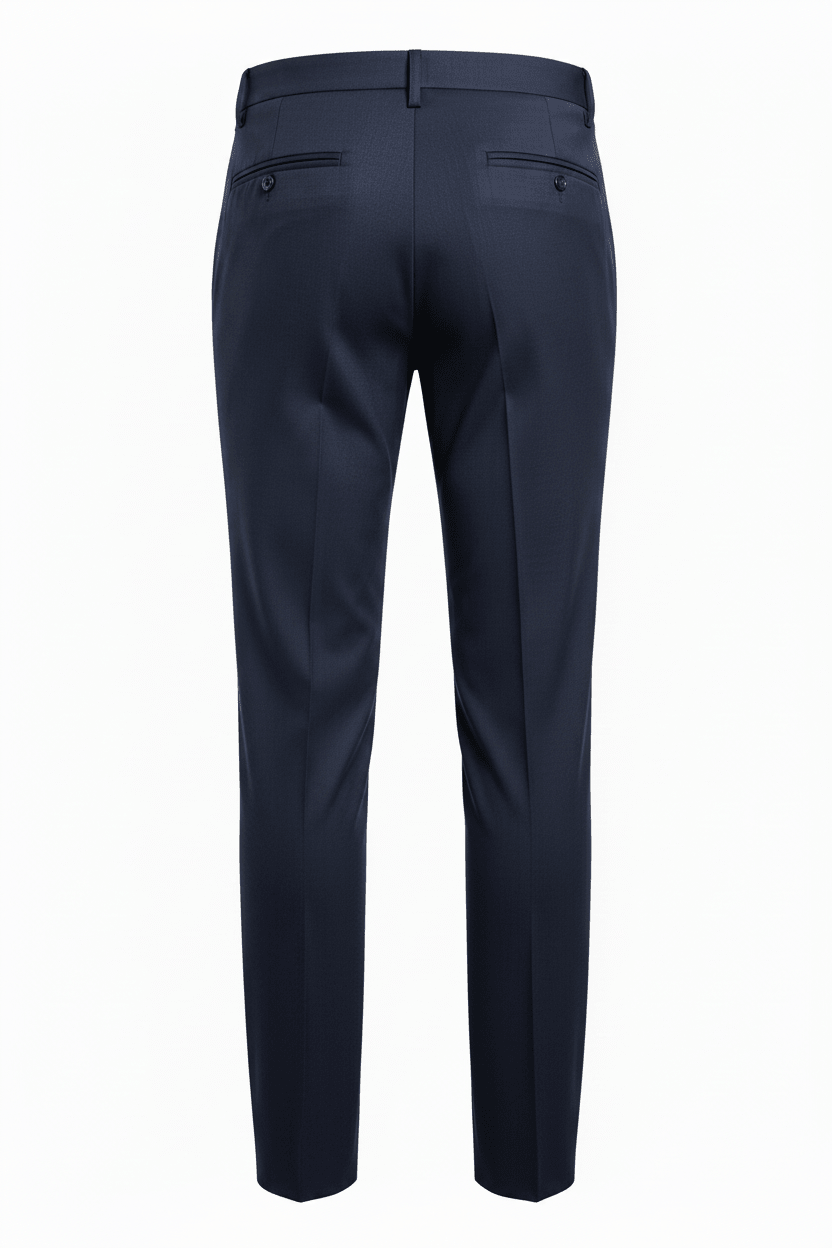 Navy Blue Pants - Back