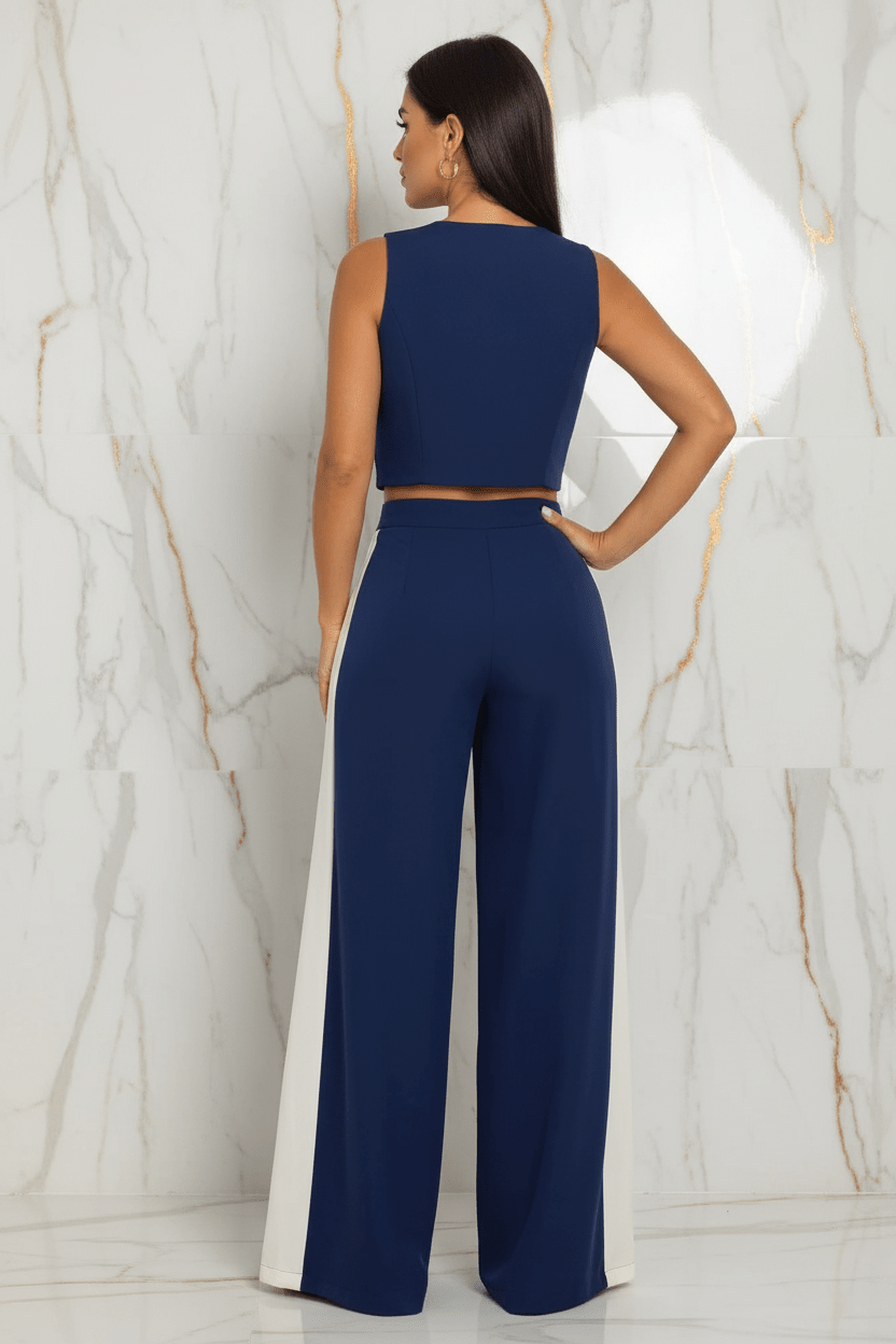 Navy Blue Set - Back View